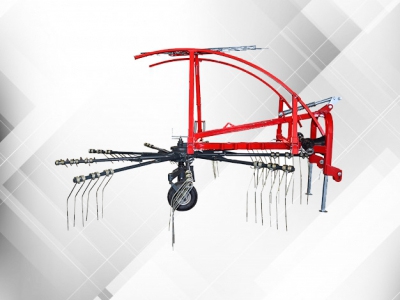 9-armed Grass Harrow with Gearbox