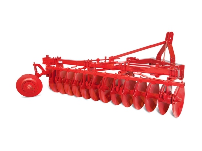 MOUNTED ONE WAY DISC HARROW WITH DOUBLE BALANCE WHELL